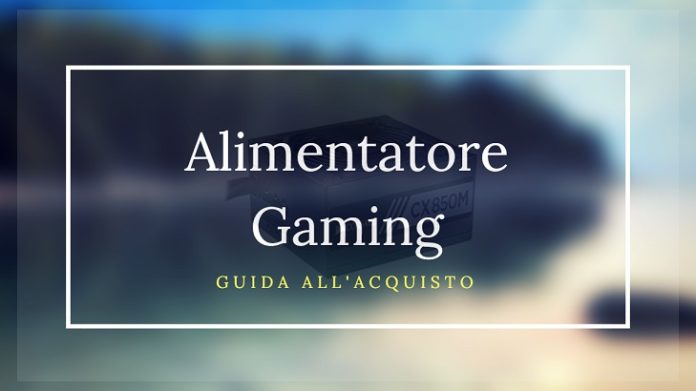 alimentatore gaming